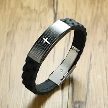 Винтажный силиконовый браслет христианского лорда мужской русский корейский французский язык дропшиппинг