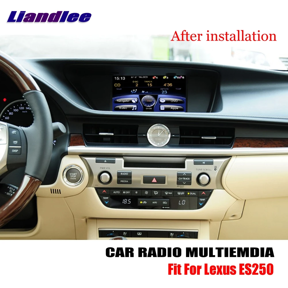 Cheap Liandlee For Lexus ES250 2012~2015 Wince Car Radio CD DVD Player GPS Navi Navigation Maps Camera OBD TV Screen Media 3