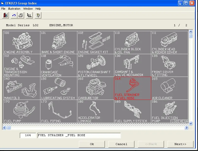 forN issan ForkLift 2013 catalogue of autospare parts on