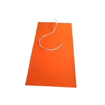 

570*970*1.5mm silicone rubber heater for machine 120v 2000w adhesive 1 side 1000mm lead wire out from middle of 570mm side