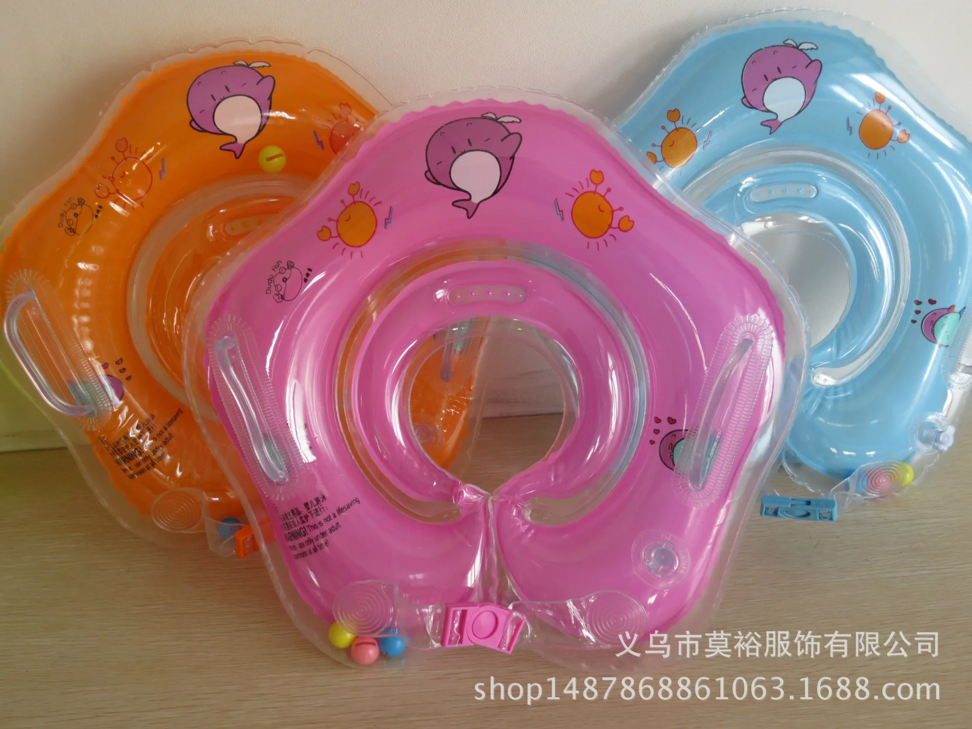 Новые аксессуары для малышей кольцо для плавания на шею Детская предохранительная трубка круг поплавок для ванной надувной фламинго надувная Питьевая чашка для воды