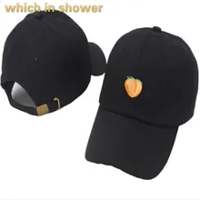 Персик папа шляпа для женщин мужчин хлопок вышивка сочный персик бейсболка хип хоп Винтаж Бейсболка Кепка водителя грузовика кости Прямая