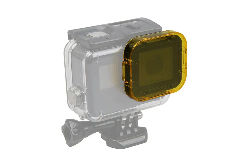 Diving Filter Original Waterproof Lens Cap Yellow Red Purple Gray Dive Filter For Go pro Hero 5 6 Black Accessories (1)