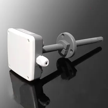 

Duct mounted temperature & humidity sensor transmitter 4-20mA/0-10V/0-5V output High Precision for Industry household air duct