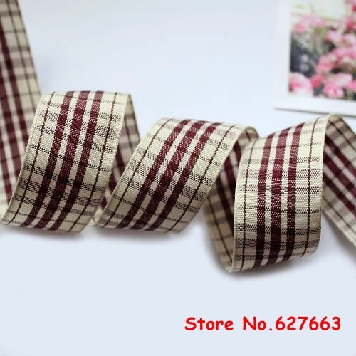 1 25mm width styles polyester scottish font b tartan b font ribbon gingham ribbon bow decorative