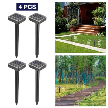 

Mole Repeller Ultrasonic Sonic Vole Mouse Snake Repeller Outdoor Yard 1/2/4pcs Pest Repellent Control Garden Supplies