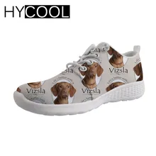 HYCOOL; пляжная водонепроницаемая обувь; женские летние кроссовки на плоской подошве с принтом в виде милых собак; дышащая обувь для плавания; спортивная обувь
