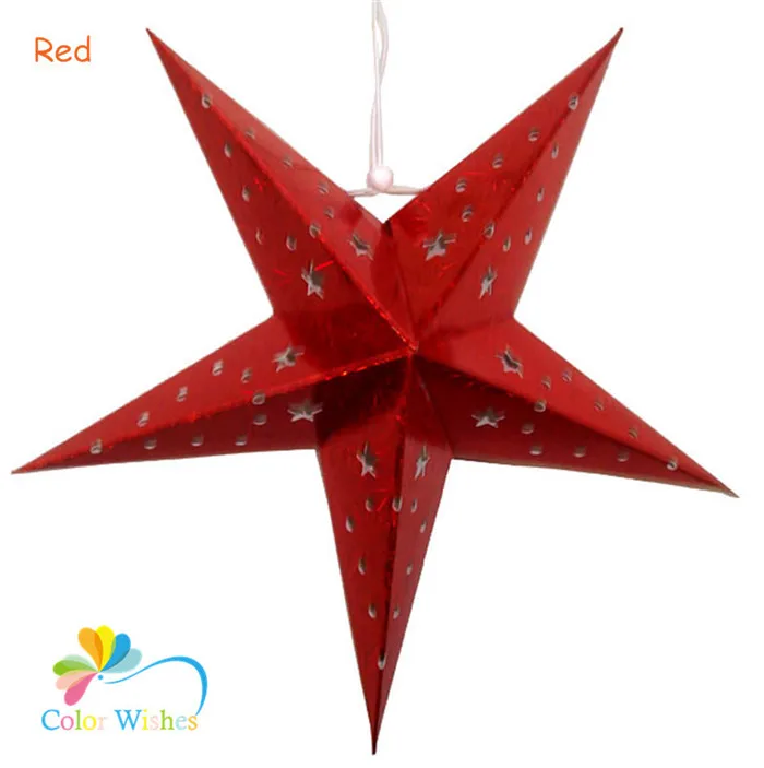 star-paper-lantern red