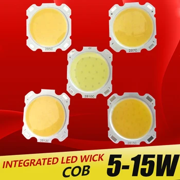 

High Power Epistar COB LED Chip 5W 7W 10W 12W 15W DC 15V-46V Integrated SMD For Floodlight Spotlight Warm White /White