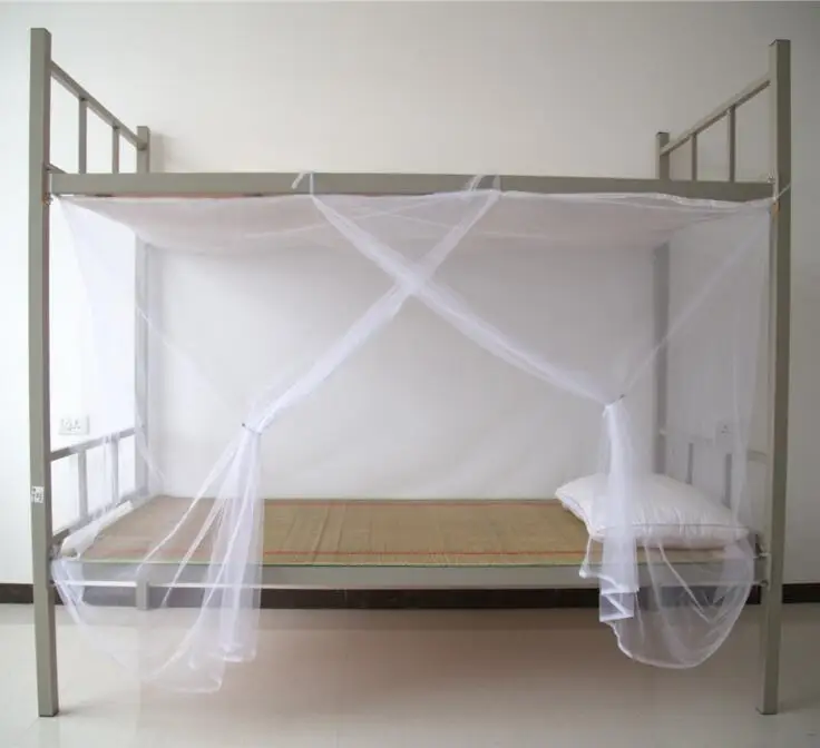 Горячая постельные принадлежности сетка кровать с противомоскитной сеткой противомоскитная сетка 4 Угловая стойка кровать балдахин двойной полный размер