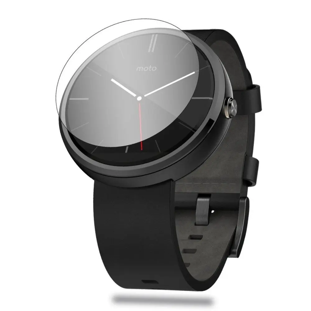 0 3 мм ультра тонкий 2.5D 9H Настоящее Закаленное стекло для Moto 360 смарт-часы |