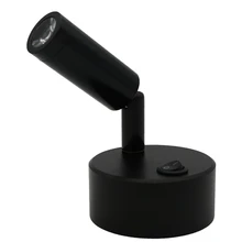 Светодиодная настольная лампа с выключателем батареи, 1 Вт 3 Вт аварийные лампы для витрины, беспроволочный дисплей, сварка, счетчик ювелирных изделий, стеклянная лампа для шкафа