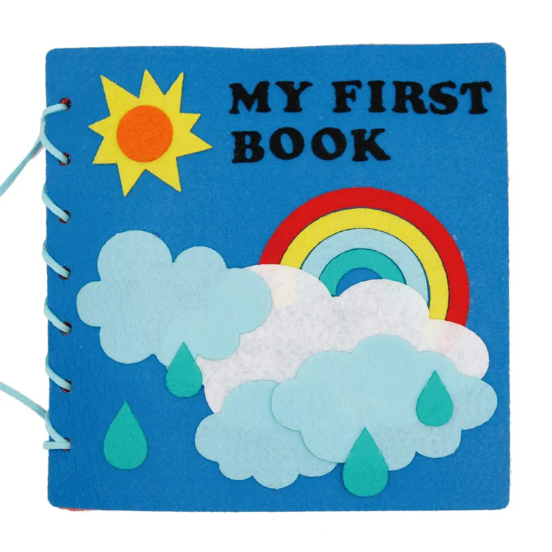 Best 5 Styles Quiet Book Montessori Early Education Mom Handmade My First Book Felt Picture Book for Children Felt DIY Package