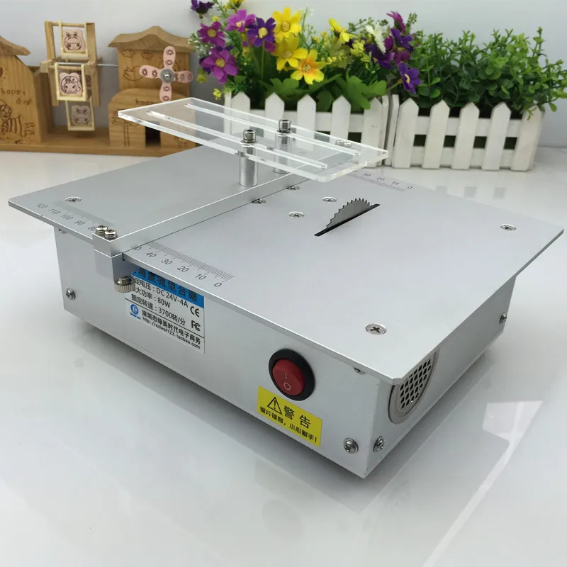 

Aluminum alloy micro table saw High precision PCB cutting machine Mini DIY model saw Precision woodworking saws Freeship DHL 6pc