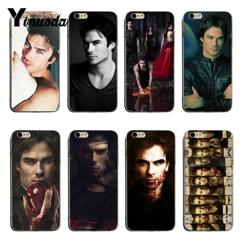 

Yinuoda The Vampire Diaries Ultra Thin Cartoon Pattern Phone Case For iPhone XSMax X XS XR 7 7Plus 8 8plus 6 6s 6plus