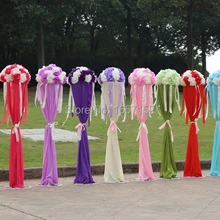 В свадебная композиция Свадьба дорога свинца и дорога приведет на обложке свадебные реквизит пьедестал Свадьба дорога приведет Колонка 10 шт./лот