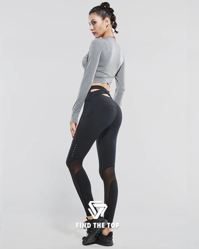 Женские брюки LANTECH, спортивные Леггинсы для йоги, спортивная одежда для бега, фитнеса, пробежки, спортивные компрессионные штаны, одежда