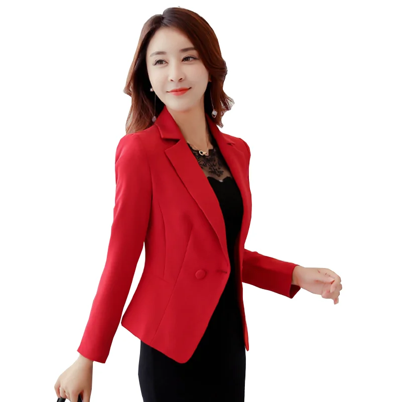 Ladies Blazers and Coats Plus Size Office Wear Work Long