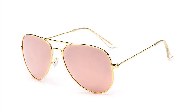 Peekaboo, новинка, модные мужские поляризованные солнцезащитные очки, металлические, голубые, розовые, светоотражающие солнцезащитные очки для женщин, брендовые, поляризационные, lentes de sol - Цвет линз: pink lens