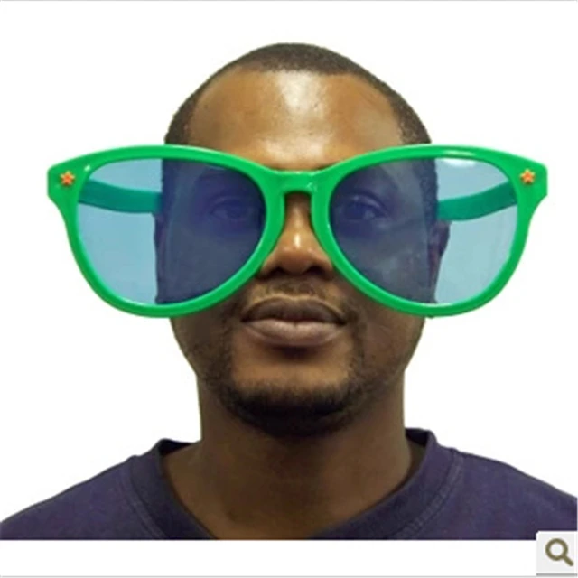 Big Glasses Party Plastic Glasses Party Props Christmas Birthday