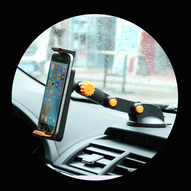 

360 Degree Rotation Universal 4.5-9.7 inch Adjustable Car Phone Tablet holder Stand For iphone 6 6s For ipad mini 123