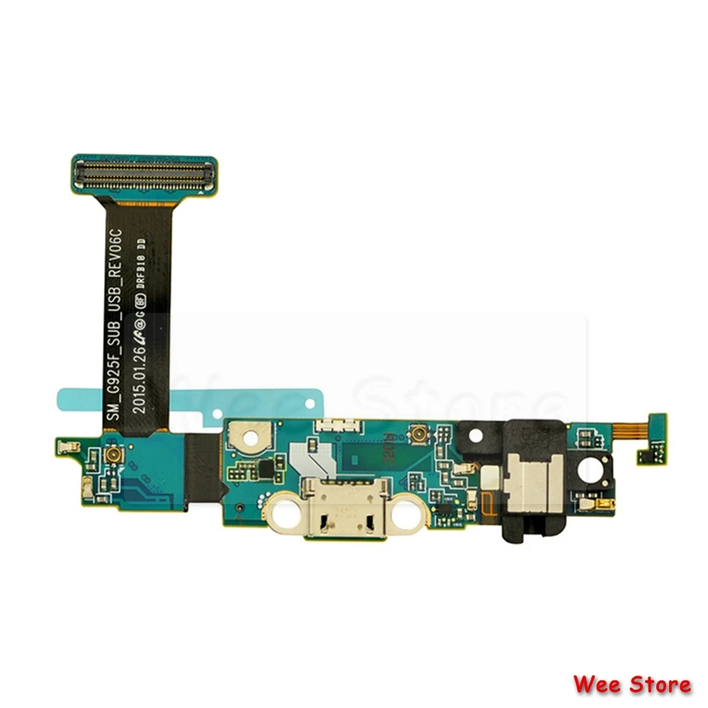 Для Samsung Galaxy S6 Edge G9250 G925A G925F G925L G925S G925K оригинальный USB зарядный порт Зарядное