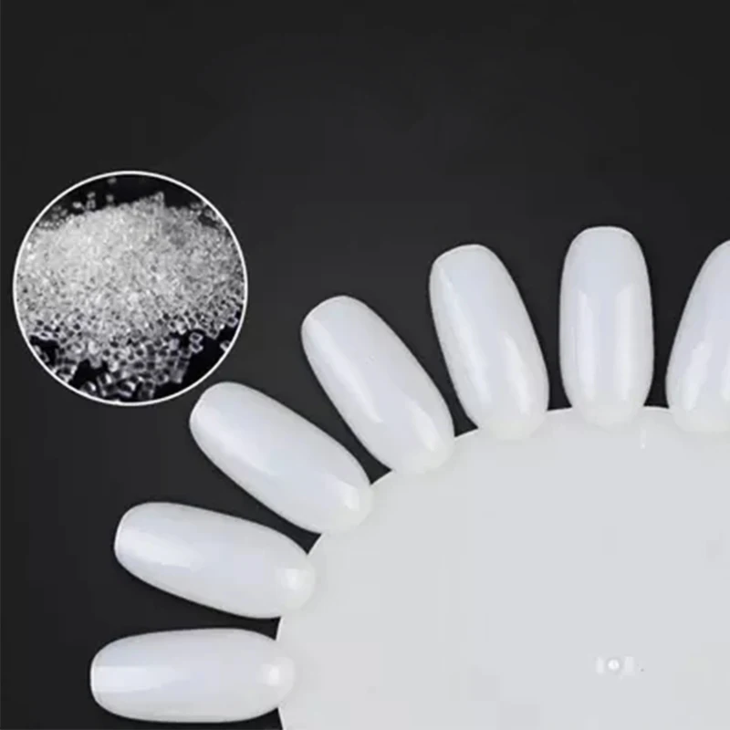 False Nails Palette Color Card White Transparent Acrylic Fake Nails Tips Polish Color Display Plastic Artificial Board DIY Round False Nails Palette Color Card White Transparent Acrylic Fake Nails Tips Polish Color Display Plastic Artificial Board DIY Round