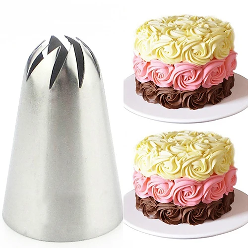 

Large Size Icing Nozzle Tip Sugarcraft Cake Baking Bakeware Decorating Tools