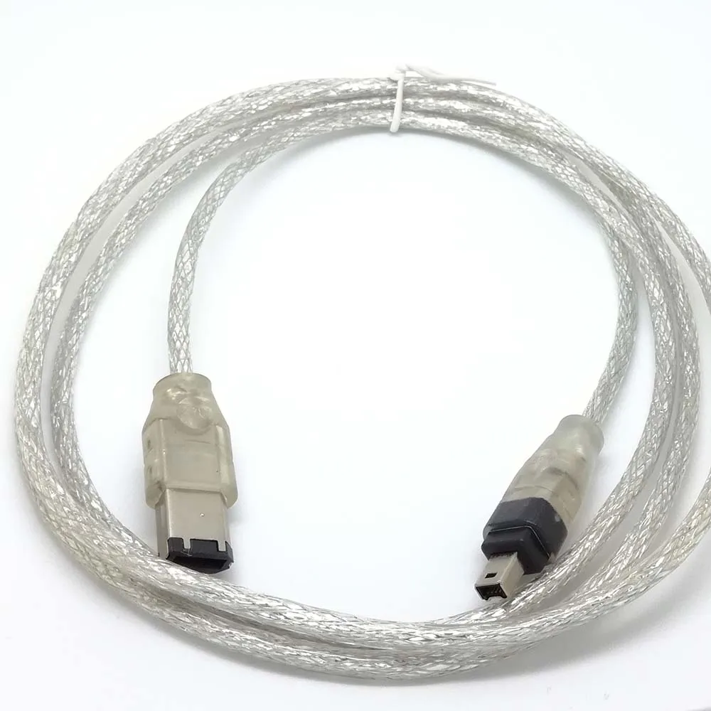 10 шт. пожарные провода 5 футов 1 м IEEE 1394 FireWire iLink DV кабель 6 контактов к 4
