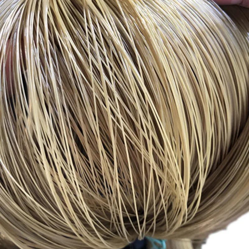 brown fihing line 0.5mm- 0.8mm monofilament nylon line High strength wire for fishing weaving network Braided beads