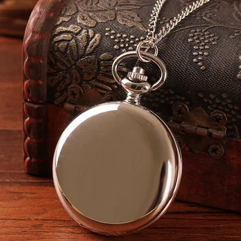 

New Arrive Vintage Steampunk Quartz Necklace Pendant Pocket Watch Gift Retro Antique Pocket Watch newFine Chain