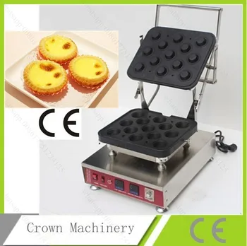 

13pcs 110V 220V Electric 304 Stainless Steel Egg Tart Tartlet Ice Cream Waffle Bowl Maker Machine With Removable Plate