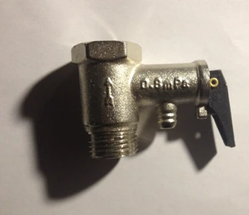 

Water heater parts safety valve reversing valve releasing pressure valve 0.8Mpa