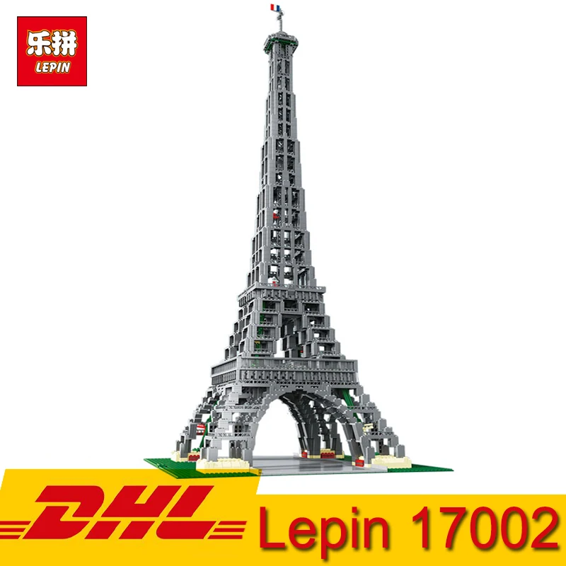 

(In Stock) Lepin 17002 3478pcs City Street View Eiffel Tower Model Building Blocks Toy Compatible LegoING 10181
