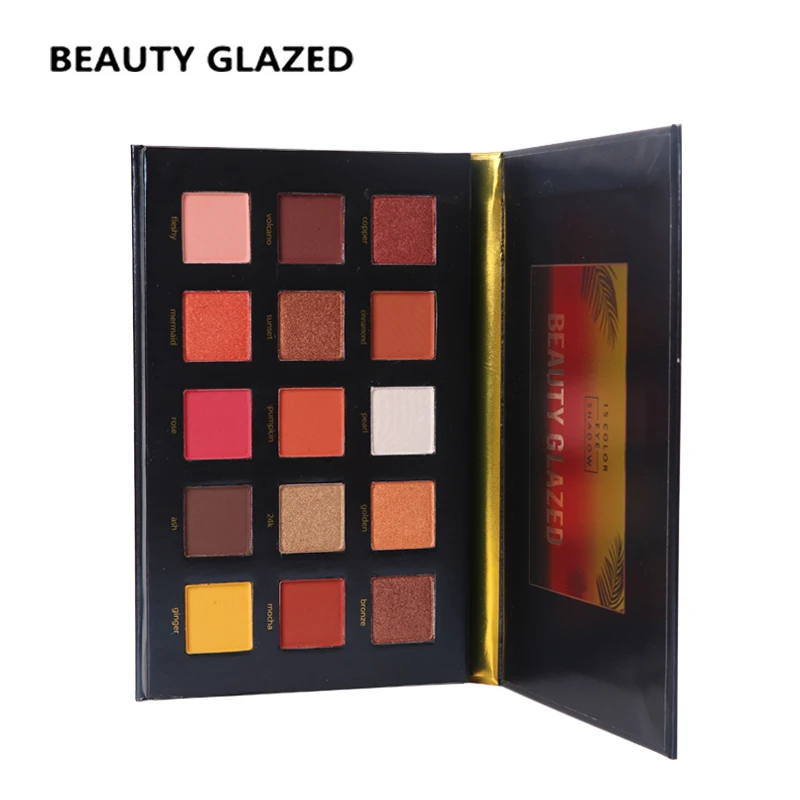 Beauty Glazed палитра теней для век 18 цветов матовые блестящие тени пудра