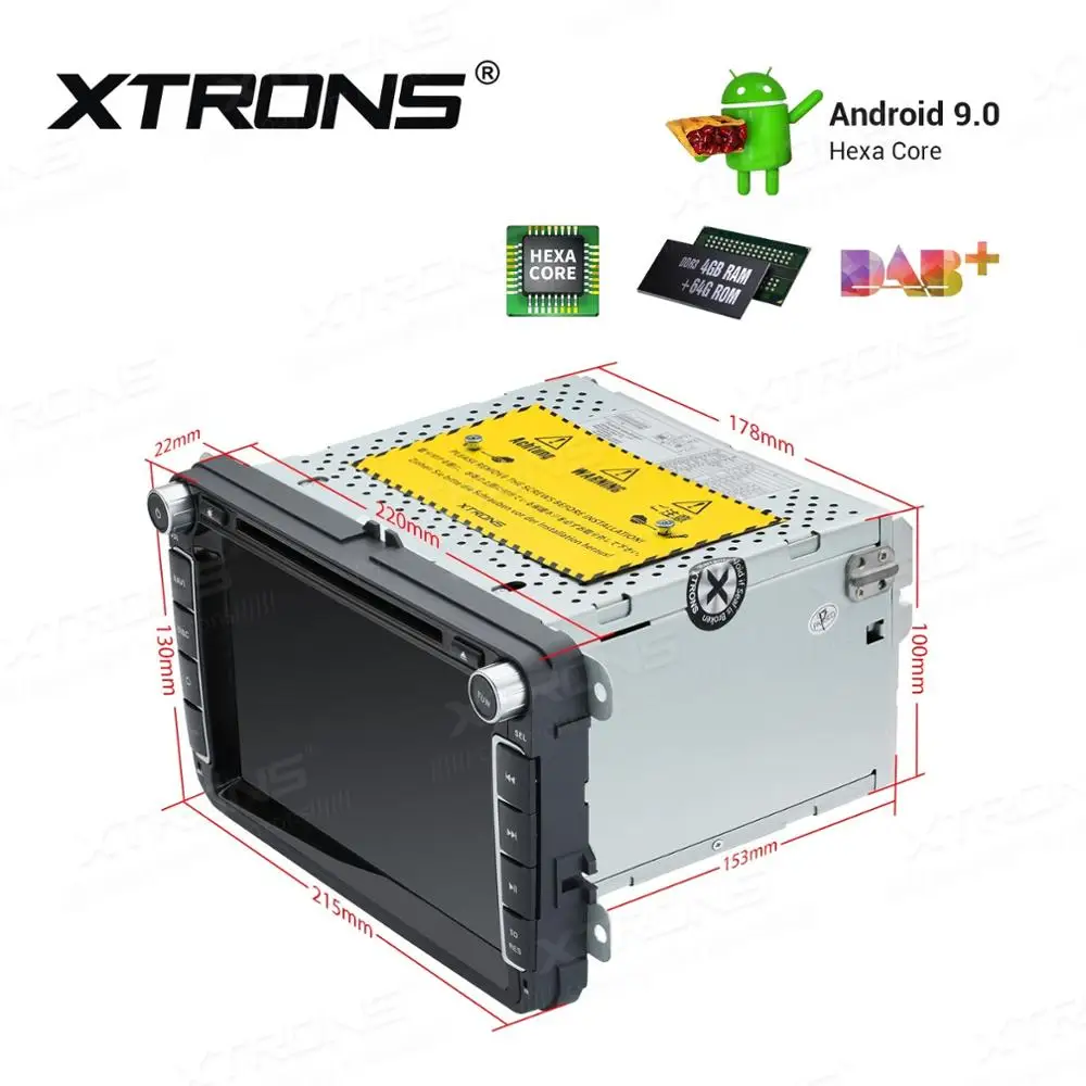 Excellent 8" Android 9.0 Pie OS Car DVD Multimedia Navigation GPS Radio for Skoda Octavia 2004-2013 & Praktik 2007-2011 & Superb 2008-2015 4