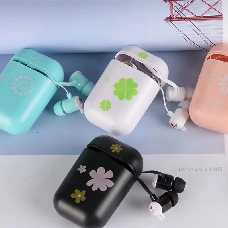 CHICLITS-Cute-Rabbit-Earphones-3-5MM-With-Mic-Music-Universal-Earplugs-With-Storage-Box-For-Xiaomi (1)