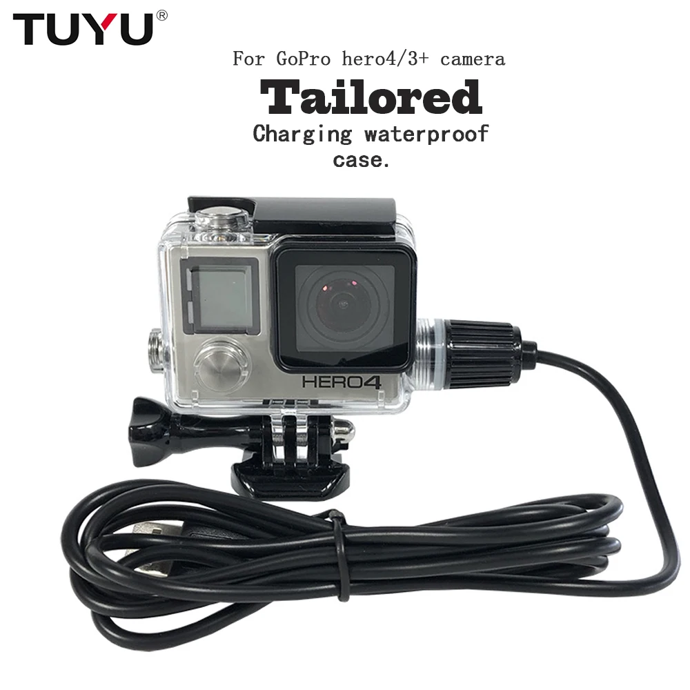 Водонепроницаемый чехол для дайвинга TUYU зарядное устройство с USB кабелем