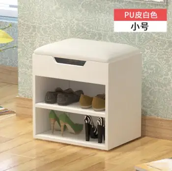 

40*30*45CM Multifunctional Shoes Storage Stool Shoes rack Living Room Shoes Cabinet
