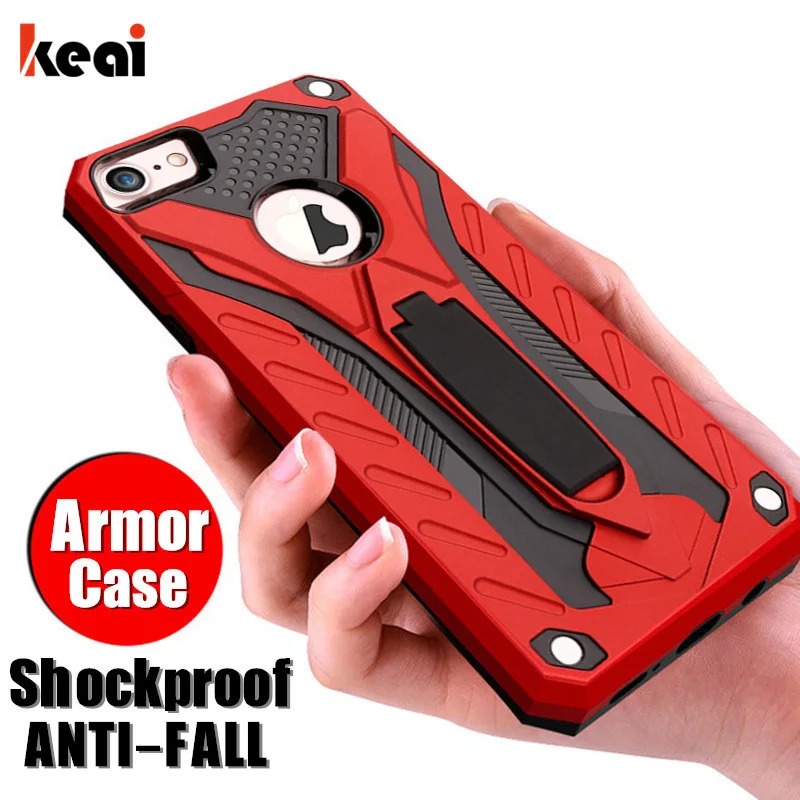 Buy luxury kickstand phone case for iphone x xr xs max case shockproof armor