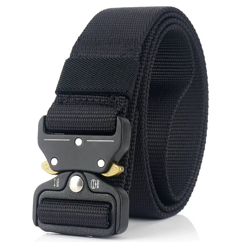 

New Style Quick-releasing For 3.8 Deduction Outside The Belt Tactical Nylon Belt Outdoor Training Belt Sport Belt