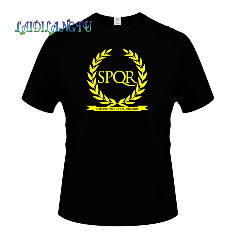 2019 забавные SPQR футболка милые футболки для мужчин 100% хлопок cool Прекрасный kawaii