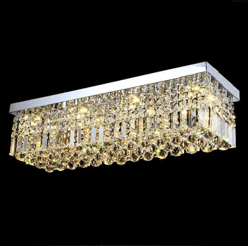

Modern Crystal LED Ceiling light Fixture For Indoor Lamp E14 Bulb Surface Mounting Ceiling Lamp For Bedroom Dining Room ZXD0029