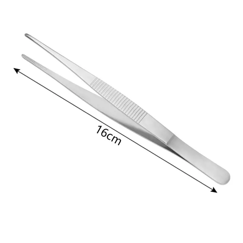 

BBQ Tongs Kitchen BBQ Barbecue Tongs Beef Clip Food Tweezers Restaurant Tool Silver Picnic Camping Barbecue Accessories