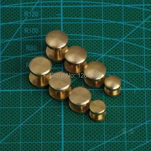 Плоский 11*5*4 мм кошелек сумка Винт латунный ремень заклепки DIY кожа ручной работы аппаратная часть крепежа