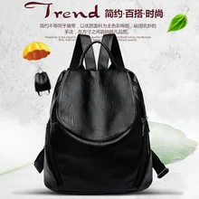 

Artificial Leather Backpack for Women Elegant Ladies Travel School Shoulder Bag