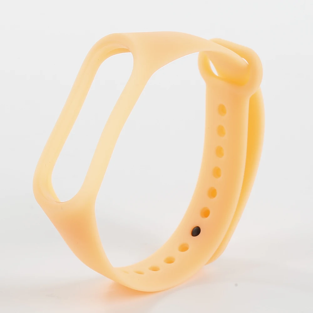01 6 цветов Lu mi nous сменный силиконовый ремешок для Xiaomi mi Band 4 3 Watch Band для mi band 3 4 браслет умные аксессуары - Цвет: 01