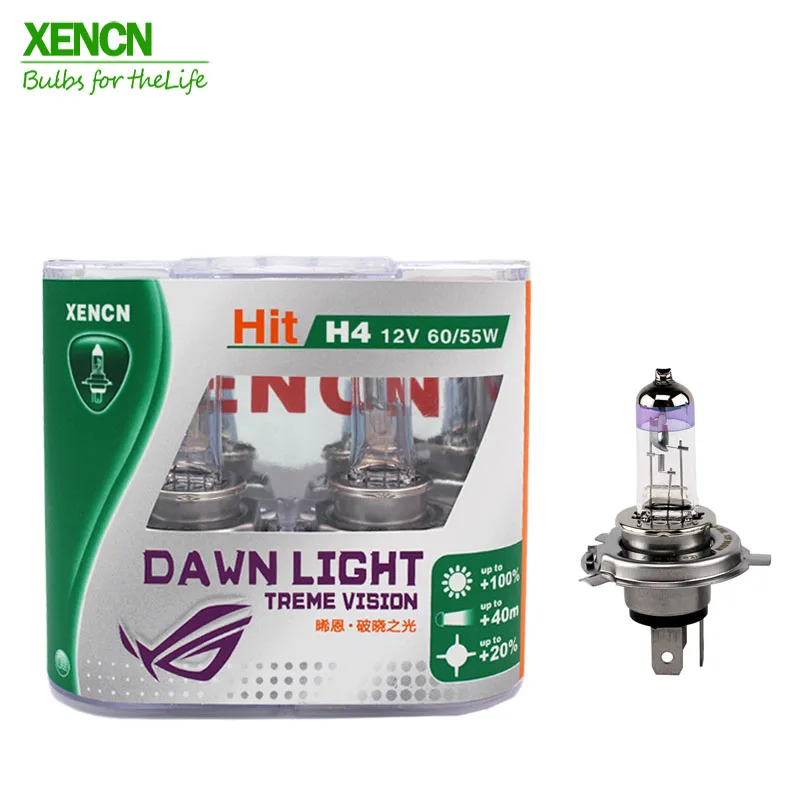 

XENCN H4 12V 60/55W P43t 3800K Dawn Light Replace Upgrade Vision Car Headlights Halogen bulb 30% More ligh Free Shipping New 2X
