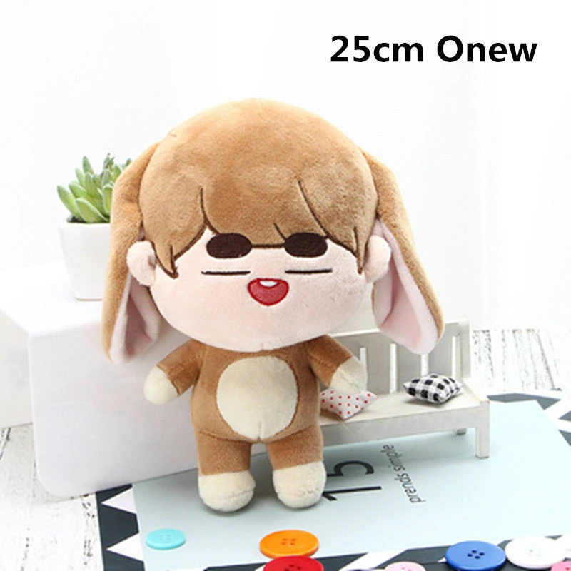 

2019 New SGDOLL Korea KPOP Cute SHINee Onew Animal Doll Plush Toy Gift New Fashion Gifts 25cm/10 inch
