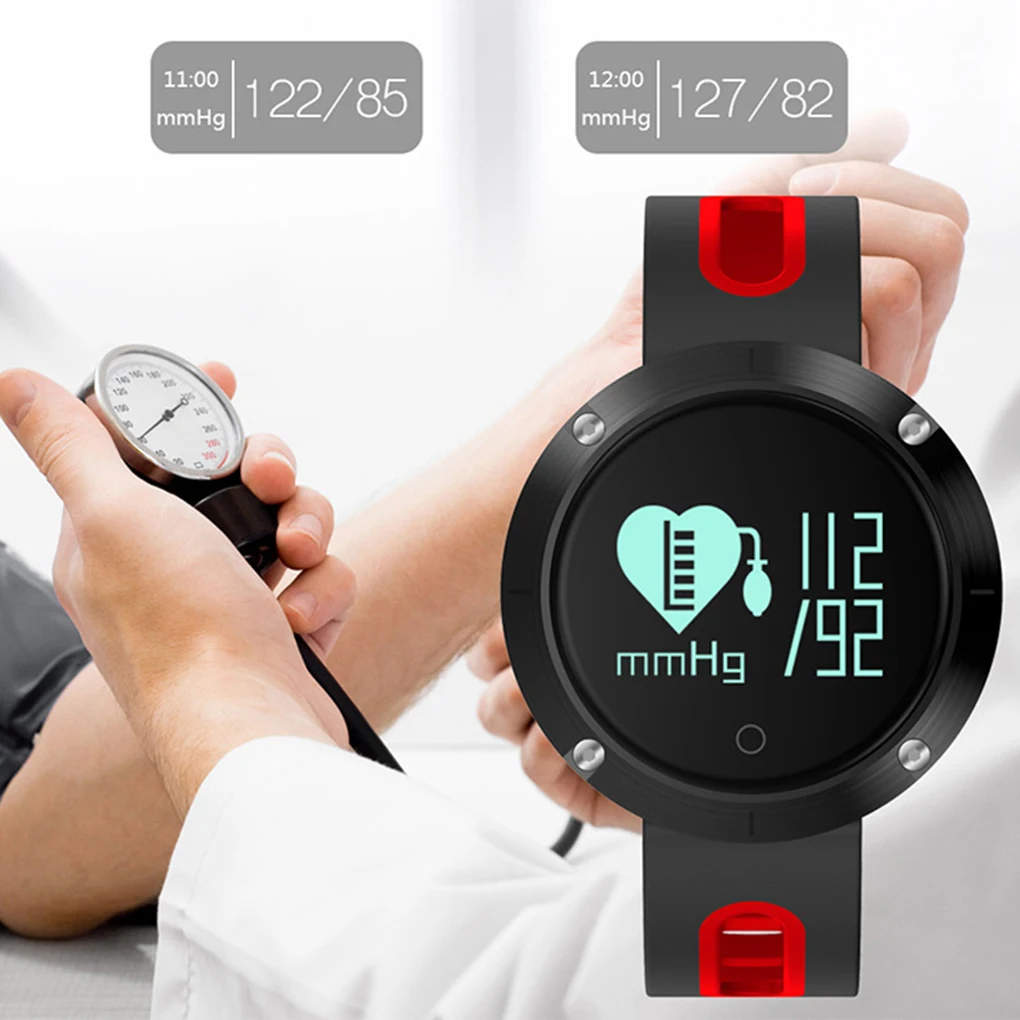 

DM58 OLED Smart Watch Sport Pedometer Sleep Tracker Heart Rate Monitor Remote Camera Smartwatch Wristwatch For iOS Android Phone